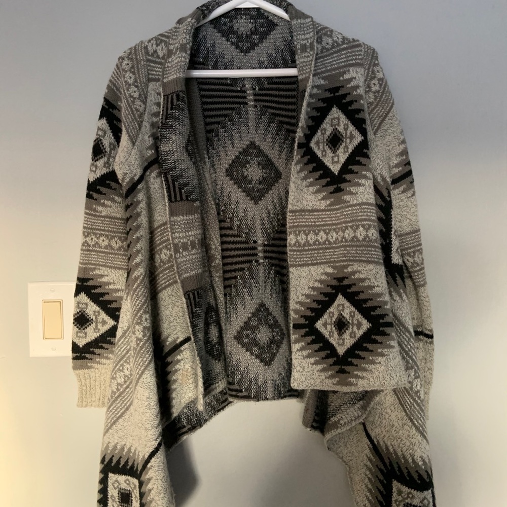 Patterned knit Colombia cardigan